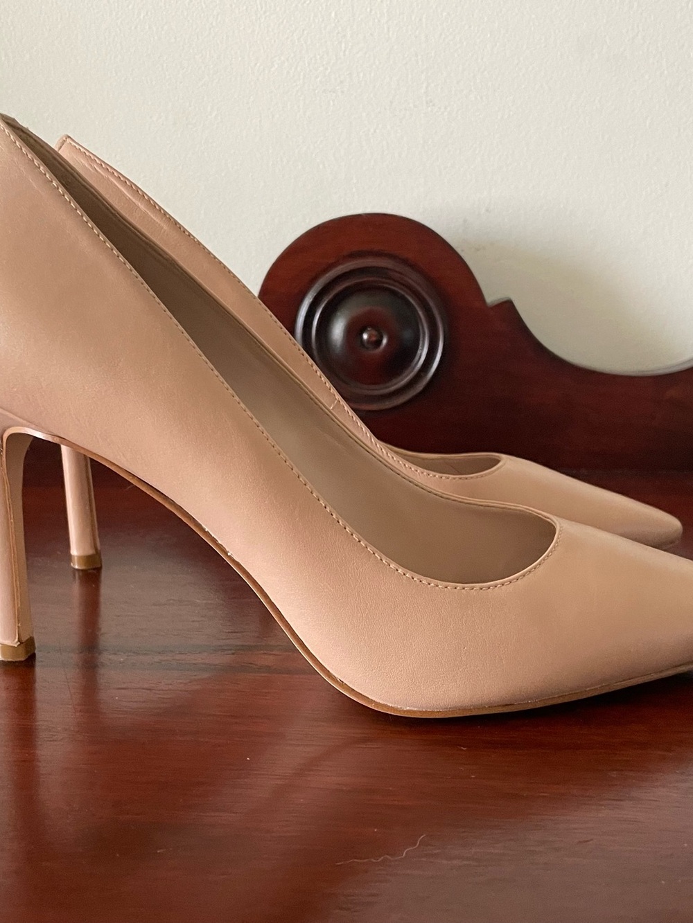 Nine West Nude Pointed Toe Stiletto Pumps